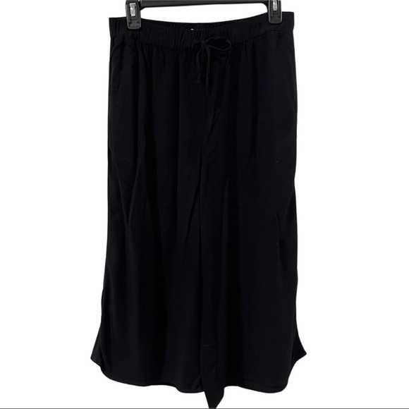 Garage SZ SP Skirt Pants Wide Leg Culottes Black Women - Picture 1 of 16
